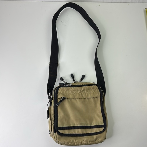 Derek Alexander Unisex Travel Tan Crossbody Bag - Picture 2 of 14